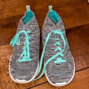 Women’s Skechers  Blue and Gray Running Shoes